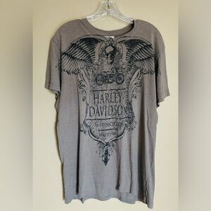 Harley Davidson Mens Performance TShirt Sz XL Las Vegas 2 Sided Logo RK Stratman